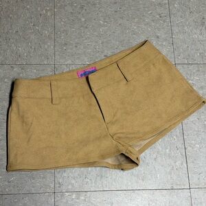 Edikted Suede Micro Shorts